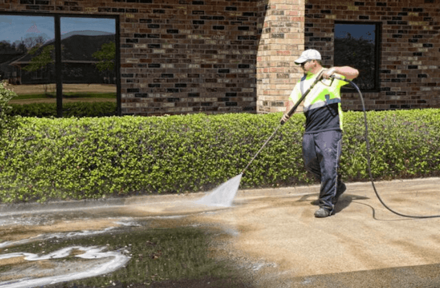 commercial concrete cleaning in independence